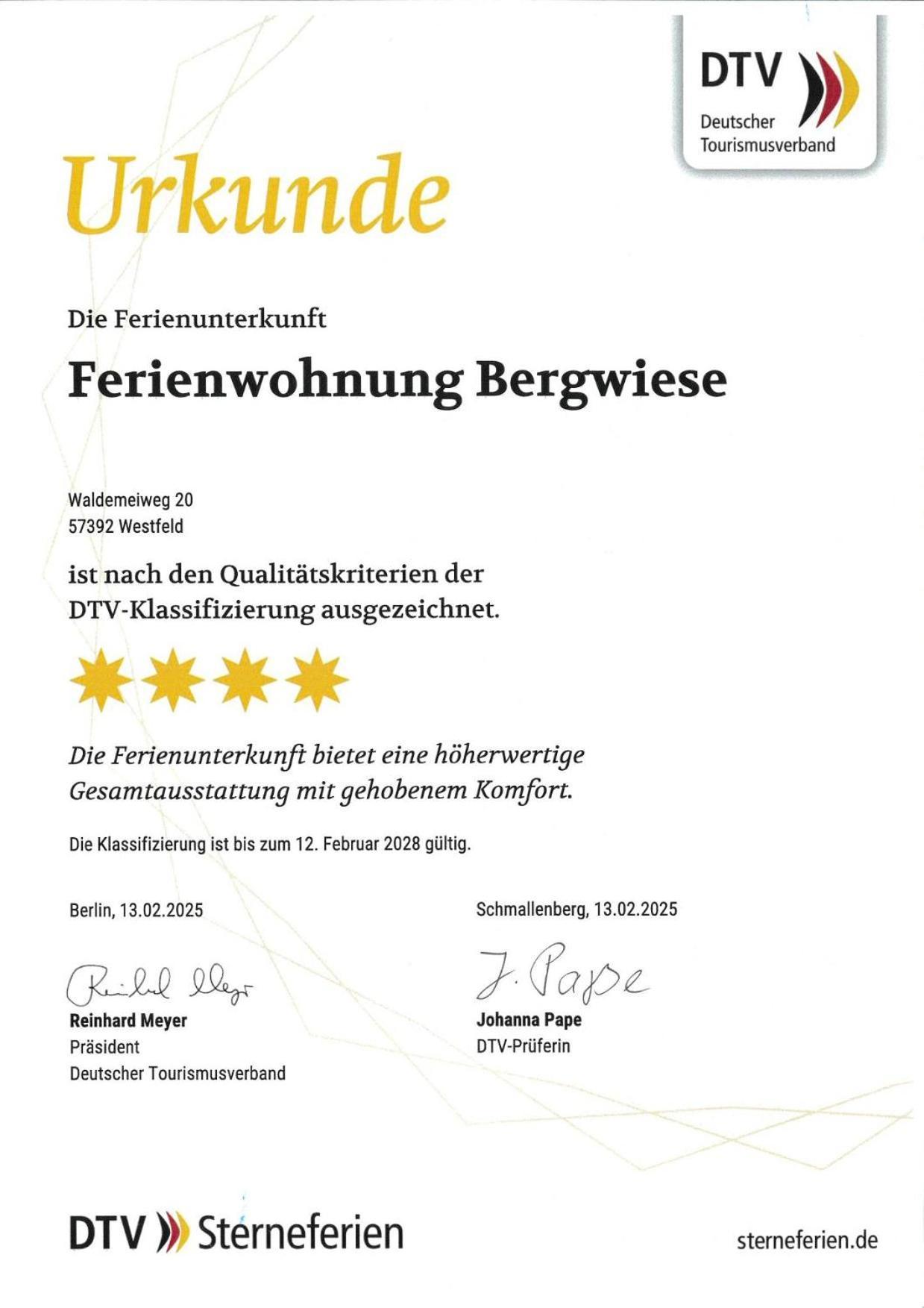 Ferienwohnung Bergwiese Schmallenberg Exterior foto